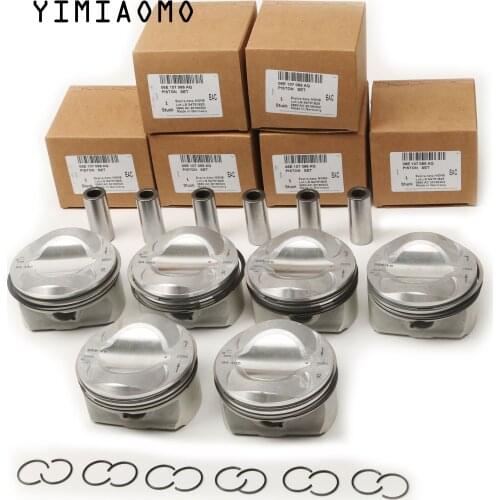 Φ84.51mm Engine Pistons & Rings Assembly 06E198151G 06E 107 066 AQ For Audi 3.2L V6 A4/S4/Avant/Quattro A8/S8 Quattro A6/Avant