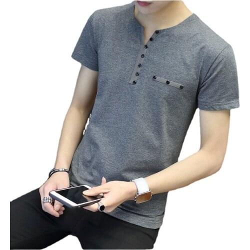 HAIMAITONG Mens Summer T-shirts