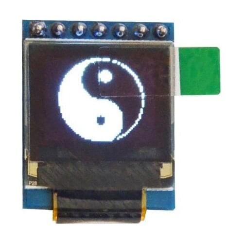 0.66 inch 7PIN SPI White OLED Module SSD1306 Drive IC 64*48 3.3V