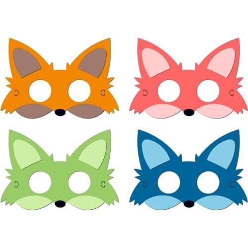 New Fox Mask Puzzle Wooden Die Scrapbooking C2929 Cutting Dies Multiple Sizes Compatible With Most Die Cutting Machines