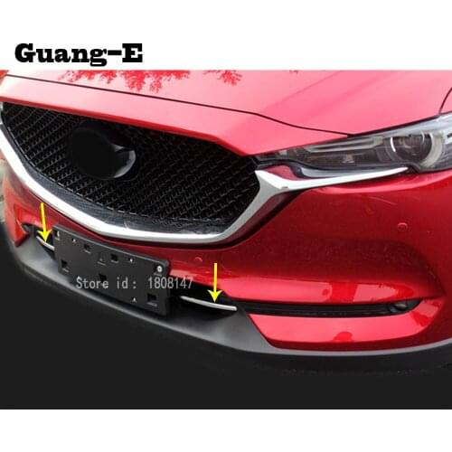 Car Body Protection Trim Front Racing Grid Grill Grille Around Panel Hoods For Mazda Cx-5 Cx5 2nd Gen 2017 2018 2019 2020 2021