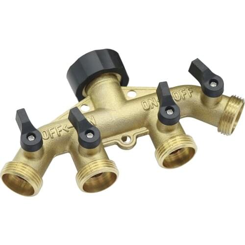 Switch faucet adapter diverter valve faucet connector European/American standard 3/4 inch threaded control valve accessories