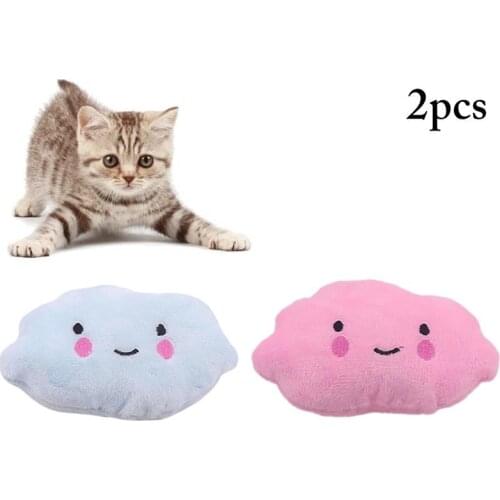 Pet Dog Squeaky Toy Creative Plush Simulation Cloud Shaped Dogs Cats Chewing Toys Puppy Bite Resistant Tooth Clean Toys Supplies