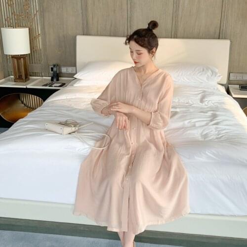 M421# Maternity Dress Spring Autumn Long Sleeve Easy Matching Loose Stylish Dress for Pregnant Women Mom Dress