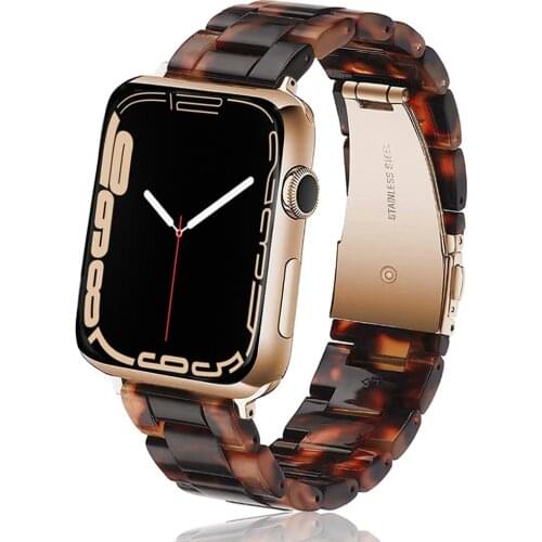Pride Resin strap for apple watch band 40mm 44mm iwatch band 42mm 38mm metal buckle bracelet watchband for apple watch 5/4/3/2/1