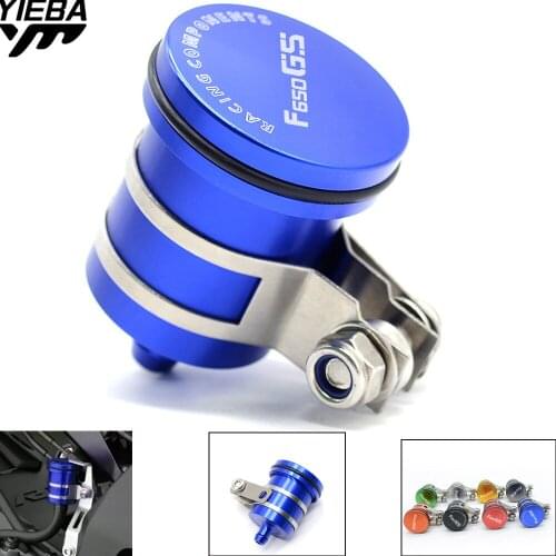Univesal Motorcycle Fluid Reservoir Billet Rear Brake Clutch Tank Oil Cup for BMW F650GS F700GS F800R C650Sport K1300 S/R/GT HP2