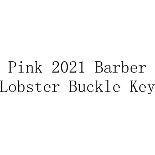 Pink 2021 Barber Lobster Buckle Key