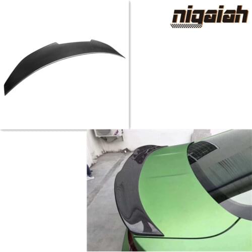 Dry Carbon Fiber PSM Style Rear Roof Spoiler Trunk Lip Wing For BMW F82 4 Series 2 Door 2015-2020