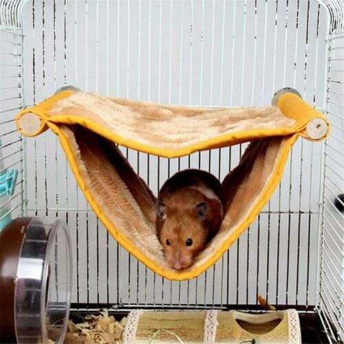 Warm Double Layer Hamster Hanging House Hammock Cage Pet Product