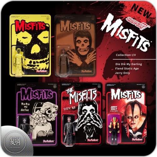 The Misfit Band Jerry Only Collection 1 Collection 2 Die Die My Darling Static Age Vintage Card and Action Figure Model Toys