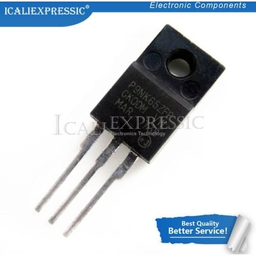 10PCS STP9NK65ZFP P9NK65ZFP TO-220F In Stock