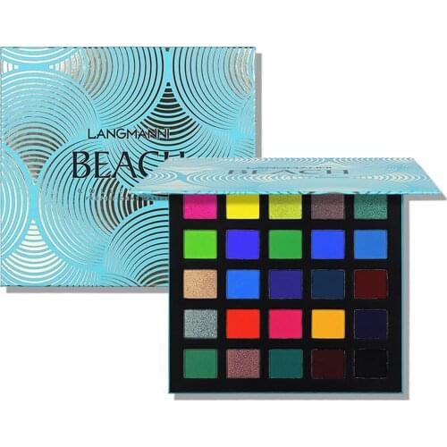 25 Color Matte Eyeshadow Palette High Pigmented Makeup Eyeshadow 25 color matte pearlescent eyeshadow palette