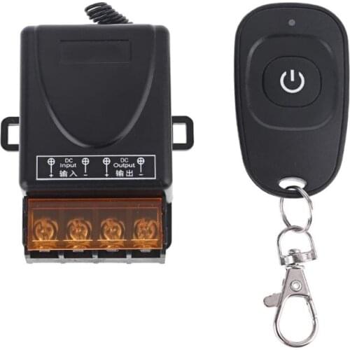 DC9V-85V ON/OFF 2 Channel RF Wireless Radio Remote Control Relay Switch Receiver Transmitter for Door Window