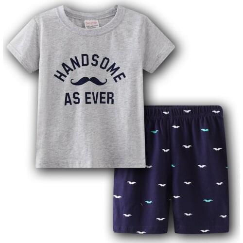 Children Pajamas Suit Boys Pijama Sleepwear Baby Girls Clothing Homewear T-Shirts Kids Pyjamas Home Sport Suit Nightwear Clothes