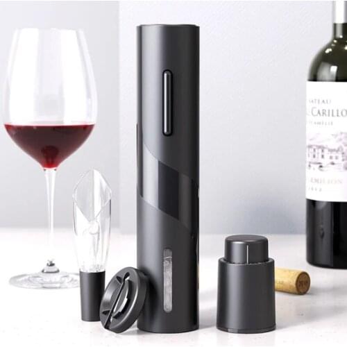 Electric Wine Bottle Opener Rechargeable Automatic Bottle Opener Creative Wine Opener with USB Charging Cable Suitable for Home