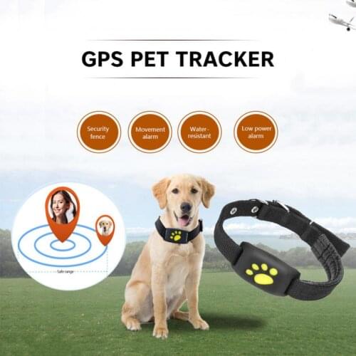 Multi-function Pet GPS Tracker Dog Cat Collar Water-Resistant GPS Callback Function USB Charging GPS Trackers For Universal Dogs