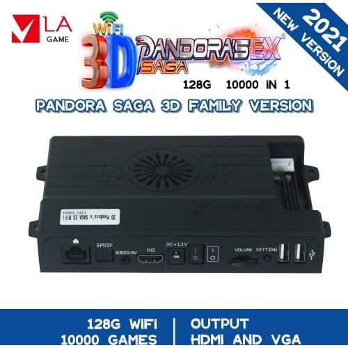 3a Games Maquina Recreativa Arcade Pandora Box Saga 3d 128g 10000 In 1 Neo Geo Mvs Console Pandora Box 3d Wifi 8000 Arcade Usb