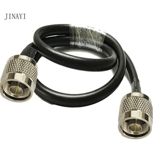 LMR-400 Coaxial Cable N male to N male Connector RF Coax Pigtail Antenna Cable LMR400 Ham Radio 50cm 1m 2M 3m 5m 10m 15M 20M