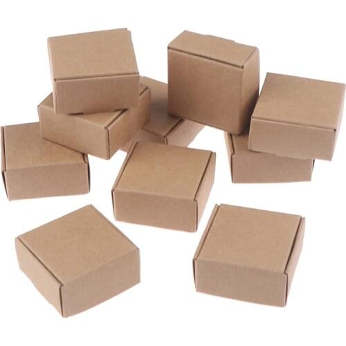 10pcs 3D Mini Express box cube Gift Box Miniature Dollhouse Gift Box Furniture Kits Toys for Christmas Gift