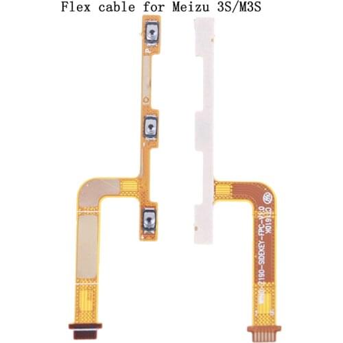 Power Button On Off Key& Volume Button Flex Cable Phone Replacement Parts For M3S