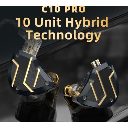 CCA C10 PRO Hybrid Drivers In Ear Earphone HIFI Dj Monitor Earphone Noise Cancelling Earbuds with 2Pin Connecter C12 CA16 ZSX