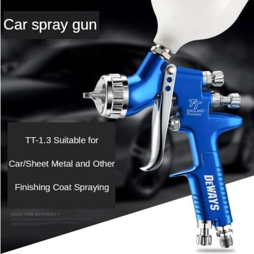 TT upper pot spray gun high quality material car topcoat high atomization spray paint pneumatic sheet metal spray paint gun