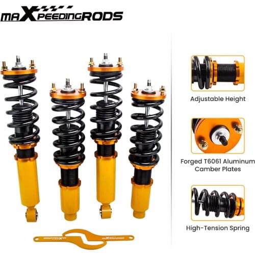 Complete Coilover Kits for Honda CR-V 1996 1997 1998 1999 2001 Adj. Height Shock Absorbers