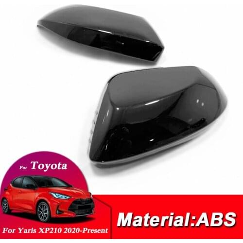 Car Styling Rear View Mirror Sequin For Toyota Yaris XP210 2020-Present Car Rearview Mirror Cover ABS External Decoration Frame