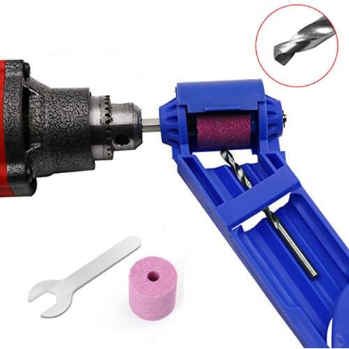 1 Set Corundum Grinding Wheel Drill Bit Sharpener Titanium Drill Portable Drill Bit Powered Tool Parts 2020