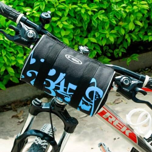 Outdoor Folding Bicycle Bag MTB Road Bike Front Bag Bicycle Handlebar Bag Headset Crossover Bag For Bicycle Bag Bike Accessories