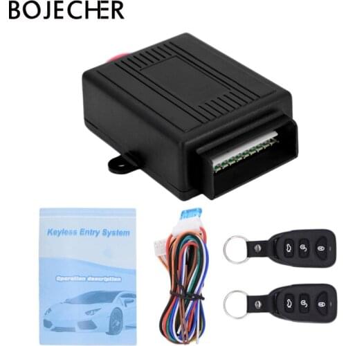 Universal Alarm Systems Car Auto Remote Central Kit Door Lock Locking Vehicle Keyless Entry System New With Remote Controllers