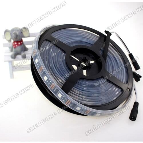 1m Changeable Magic color outdoor garden lawn yard tube waterproof WS2801 LED Strip digital RGB 32led 32IC Led pixel Strip