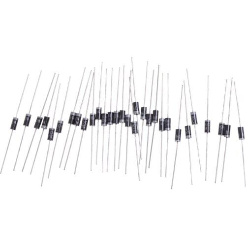 High Quality 30pcs/lot Rectifier Diode 1A 400V 1N4004 Axial Lead Silicon Rectifier Diodes