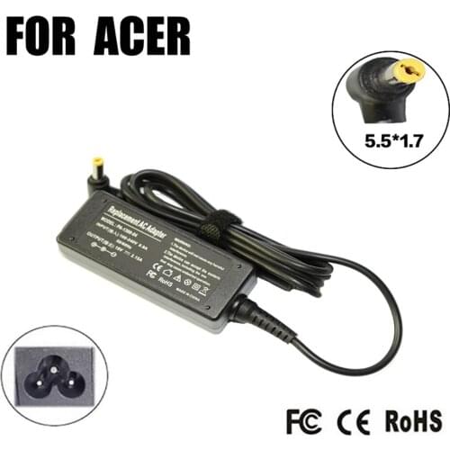 For Acer Aspire One D255 D257 D271 ADP-40TH S5 Chromebook C710 AS1430-4857 NAV50 19V 2.15A 5.5*1.7MM Laptop Charger Supply