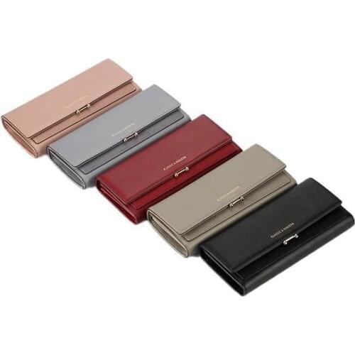 Women Purses and Handbags Ladies Long Wallet Multifunctional Large Capacity Wallet Retro Leather Clutch