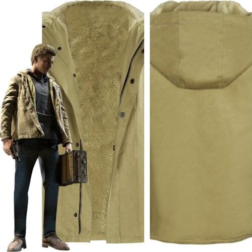 Evil Village Ethan Cosplay Costume Adult Mens Hoodies Sport Jacket Outfits Halloween Carnival Suit