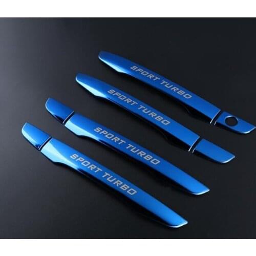 3 Colors Luxury Stainless Steel For Honda CRV 2017 Door Handle Cover Side Door Handle Bowl Protector Trim Exterior Car Styling