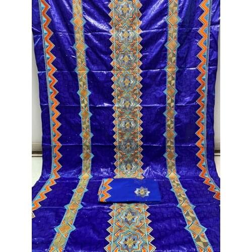 7yards 100%cotton embroidery african dry bazin riche fabric hot sale fashion women basin riche brode lace guinea brocade fabric