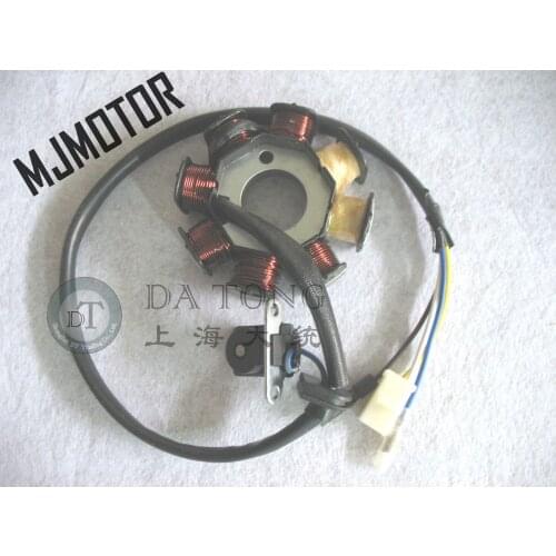 8 Coil Stator Magneto Alternator Stator For Chinese GY6 50cc 80cc 139QMB Scooter Honda Yamaha ATV Motorcycle Moped Spare Part
