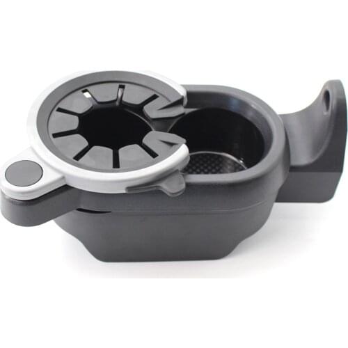 Car Cup Holder Black Front Centre Console Armrest Box Drink Double Storage Stand Interior Storage Accessories For Smart Accepted