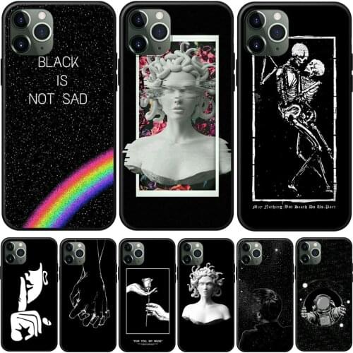 BigChen For iPhone 7 Case Art Abstract For iPhone X 6 6S 7 8 Plus 11 Pro XR XS Max 5s SE Silicone Phone Case Soft TPU Back Cover