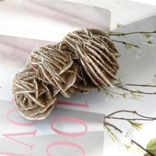 70-100g Natural Desert Rose Quartz Crystal Stone Flower for Healing Energy Health Care Home Decor Ornaments Crafts Table Desk