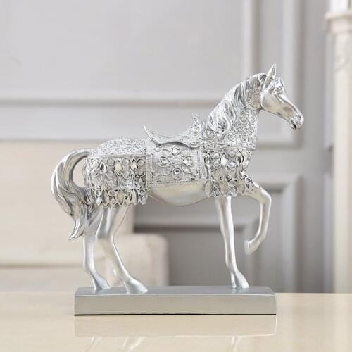Resin Horse Crafts Opening Decoration Wedding Gift Creative Home Business Decoration