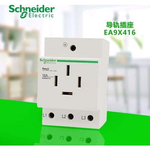 Export Home Adapter Industrial Standard Socket Original EA9X416 Series Rails in The Distribution Box Four Holes 3P+E 16A 440VAC