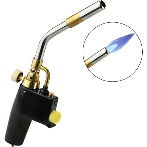 MAPP Gas Welding Torch Propane Lighter Flame Thrower Metal Soldering Tool Quick Fire Welding Gas Burner Flame Gun