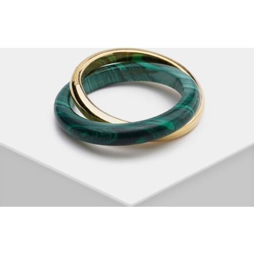 JZ31321 Double circle ring for women and men big size ring