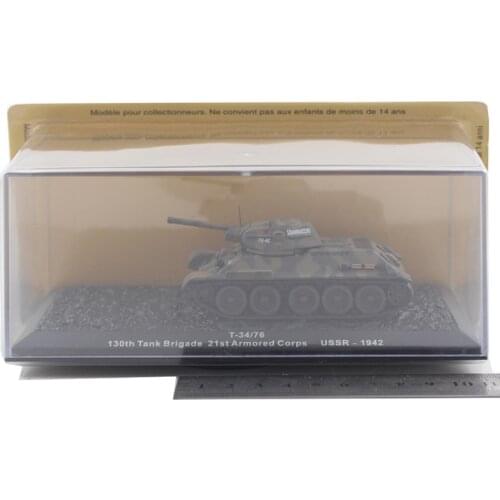 Diecast 1:72 Scale T-34 Medium Tank Alloy Soviet 1940 World War II Tank Model Static Simulation Mini Toys Boys Girt Display