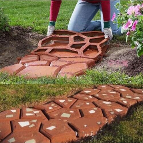 Pavement Mold Reusable Load Slicer Cutting Path Maker Mold Concrete Cement Stone Home Garden Decoration