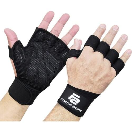 Full Finger Workout Gloves for Men, Weightlifting Gym Gloves Breathable Exercise Sports Gloves Lightweight (Male)