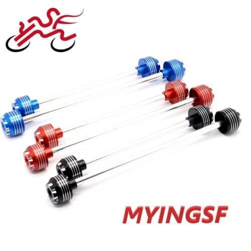 Front Rear Axle Fork Crash Sliders For SUZUKI GSX-R 600/750 2011-2020 GSXR600 GSXR750 Motorcycle Accessories Wheel Protector